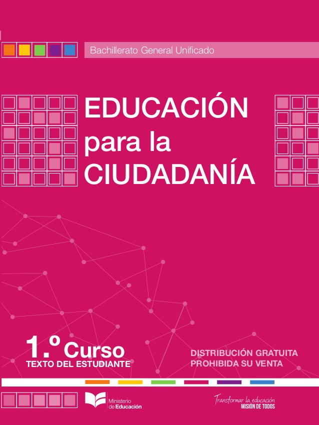Libro de Educación para la Ciudadanía de Primero de Bachillerato BGU – Descarga Ahora en Formato PDF